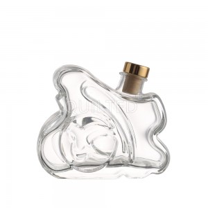 200 ml Rabbit shape liquor glass gin bottle