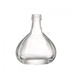 China MIni 120 ml Bud shape clear liquor glass vodka bottle Manufacturer and Company | QLT