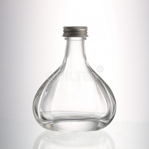 China MIni 120 ml Bud shape clear liquor glass vodka bottle Manufacturer and Company | QLT