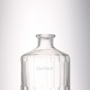 China 500 ml colorful clear glass liquor bottle with cover Manufacturer and Company | QLT