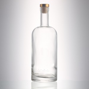 China custom 700 ml round shape liquor bottle Manufacturer and Company | QLT