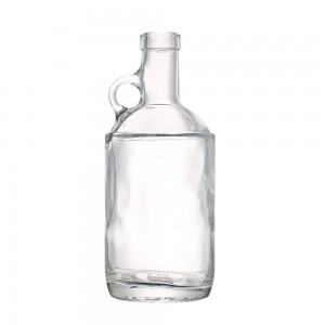 High-Quality Cheap Little Tequila Bottles Factories Pricelist- 750 ml liquor glass bottle with handle – QLT