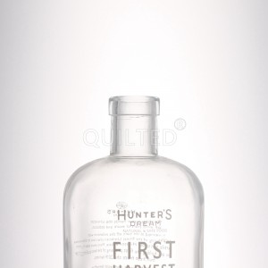 China Customized 500 ml round liquor glass vodka bottle Manufacturer and Company | QLT