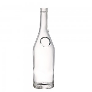 High-Quality Cheap Glass Bottles Quotes Pricelist-
 700 liquor logo glass bottle with cork – QLT