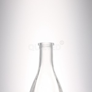 China Small 250 ml special shape liquor glass gin bottle Manufacturer and Company | QLT