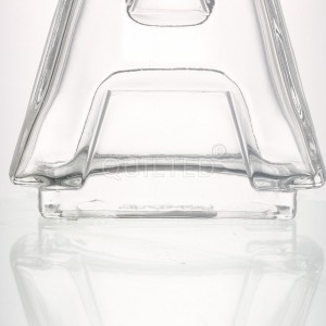 China Custom 500 ml Letter shape liquor glass whisky bottle Manufacturer and Company | QLT