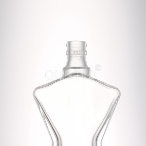 China 250 ml Pentagram shape clear liquor glass vodka bottle Manufacturer and Company | QLT