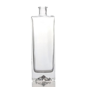 500ml ice berg shape liquor glass bottles