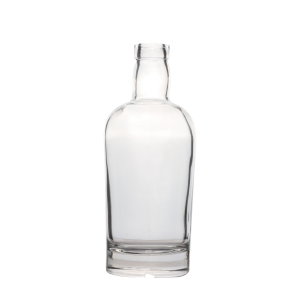 700ml Clear Fancy Brandy Glass Bottle