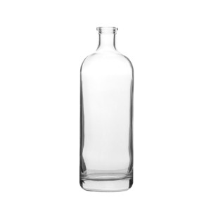 China Wholesale 750ml Clear Glass Liquor Bottles