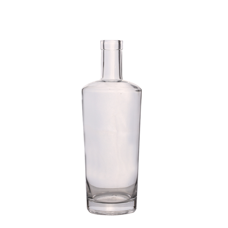 Bottom price Engraved Whiskey Bottle – 700ml Custom Clear Fancy Glass Tequila Bottles – QLT