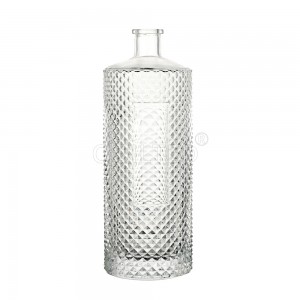 1000 ml elegant liquor glass tequila bottle