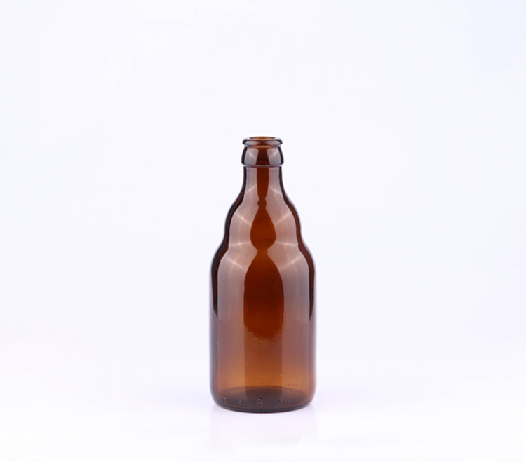 2017 China New Design Empty Mini Wine Bottles – 330ml Amber Glass Beer Bottle – QLT