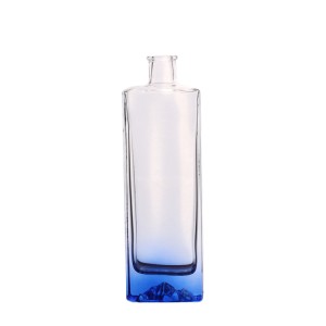 China 500ml Blue Colored Liquor Glass Bottles Manufacturer and Company | QLT