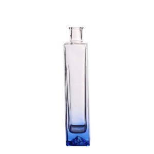 China 500ml Blue Colored Liquor Glass Bottles Manufacturer and Company | QLT