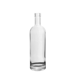 500ml Round Shape Clear Liquor Glass Bottles