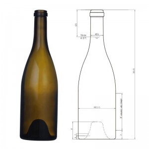 China 750 ml Liquor Glass Bourgogne Marquise Wine Bottles Manufacturer and Company | QLT