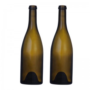 750 ml Liquor Glass Bourgogne Marquise Wine Bottles