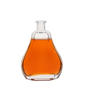 China New Design flat Liquor GLass whisky Bottles – Flat Gourd – QLT
