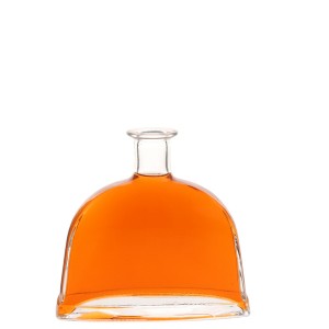 China New Design Empty Liquor Glass Tequila Bottles – Semicircle – QLT