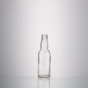 China Mini size liquor 50 ml glass vodka bottle with screw Manufacturer and Company | QLT