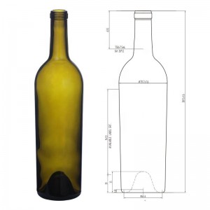 China W-59 750ml Wine Glass Bottle Manufacturer and Company | QLT