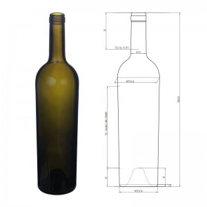 China W-42 Glass Wine Bottle Manufacturer and Company | QLT